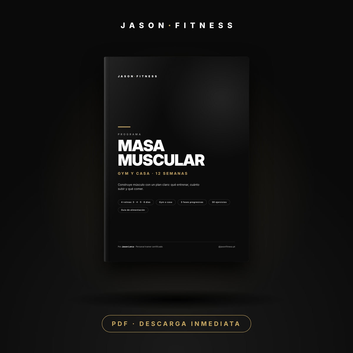 Programa Masa Muscular Gym · 12 Semanas